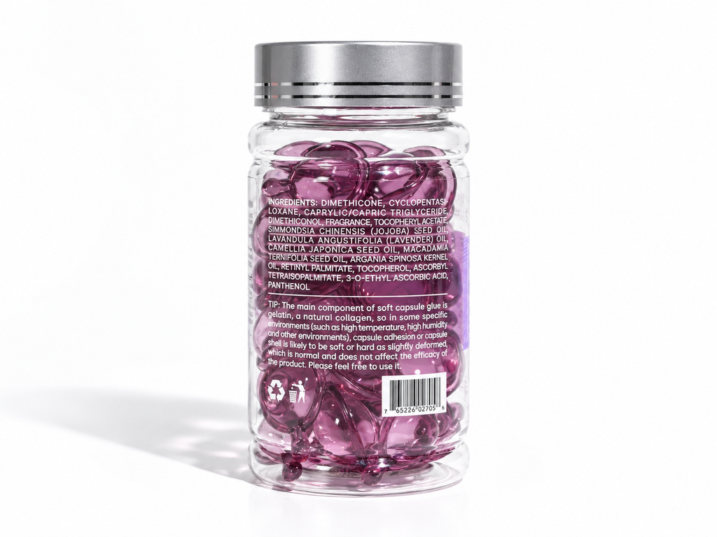 Spring Letter Lavender Hair Care Capsules – 40 Count