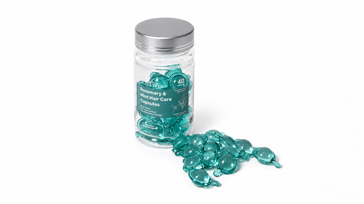 Spring Letter Rosemary & Mint Hair Care Capsules – 40 Count